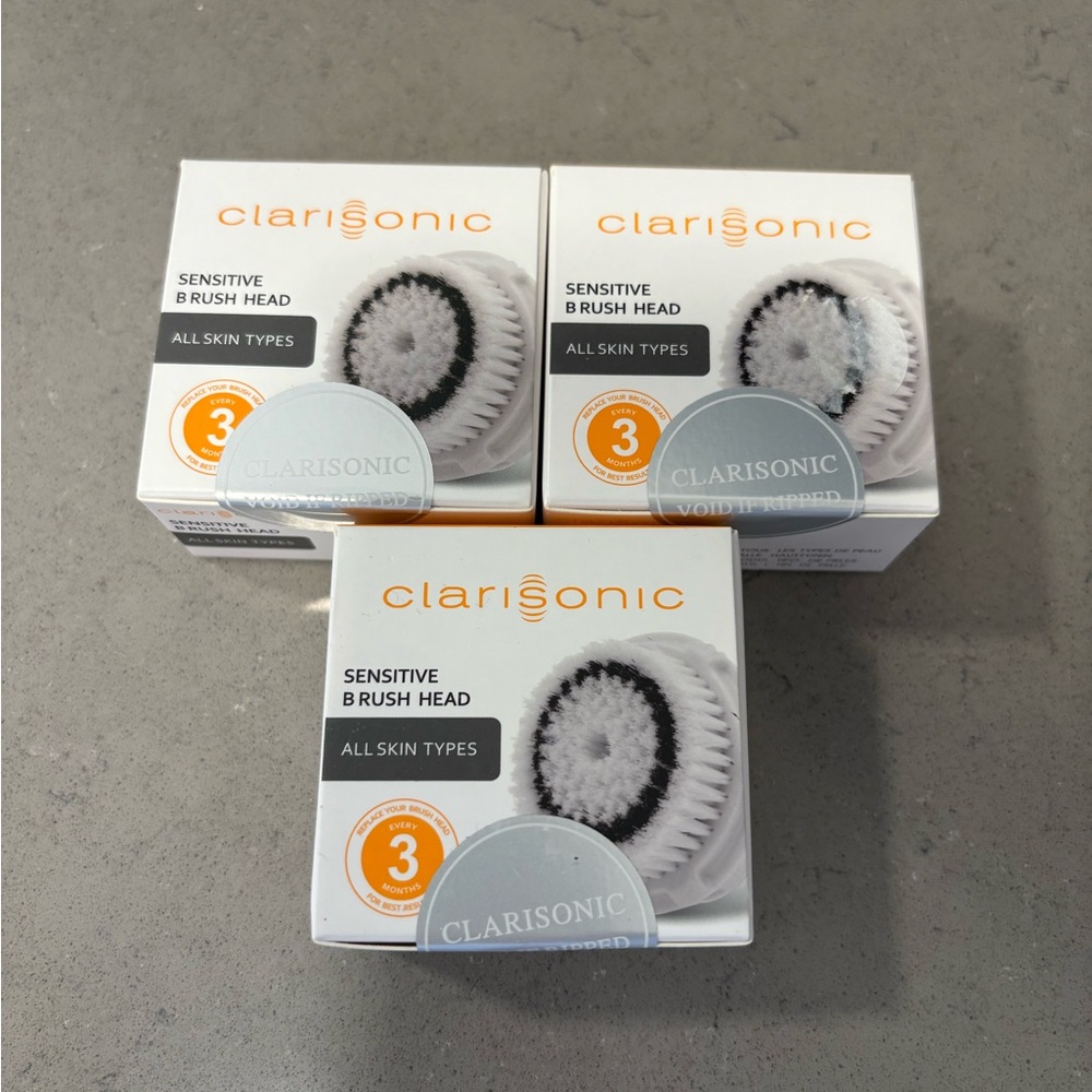 Clarisonic Sensitive Facial Cleansing Brush Head Replacement (3)
